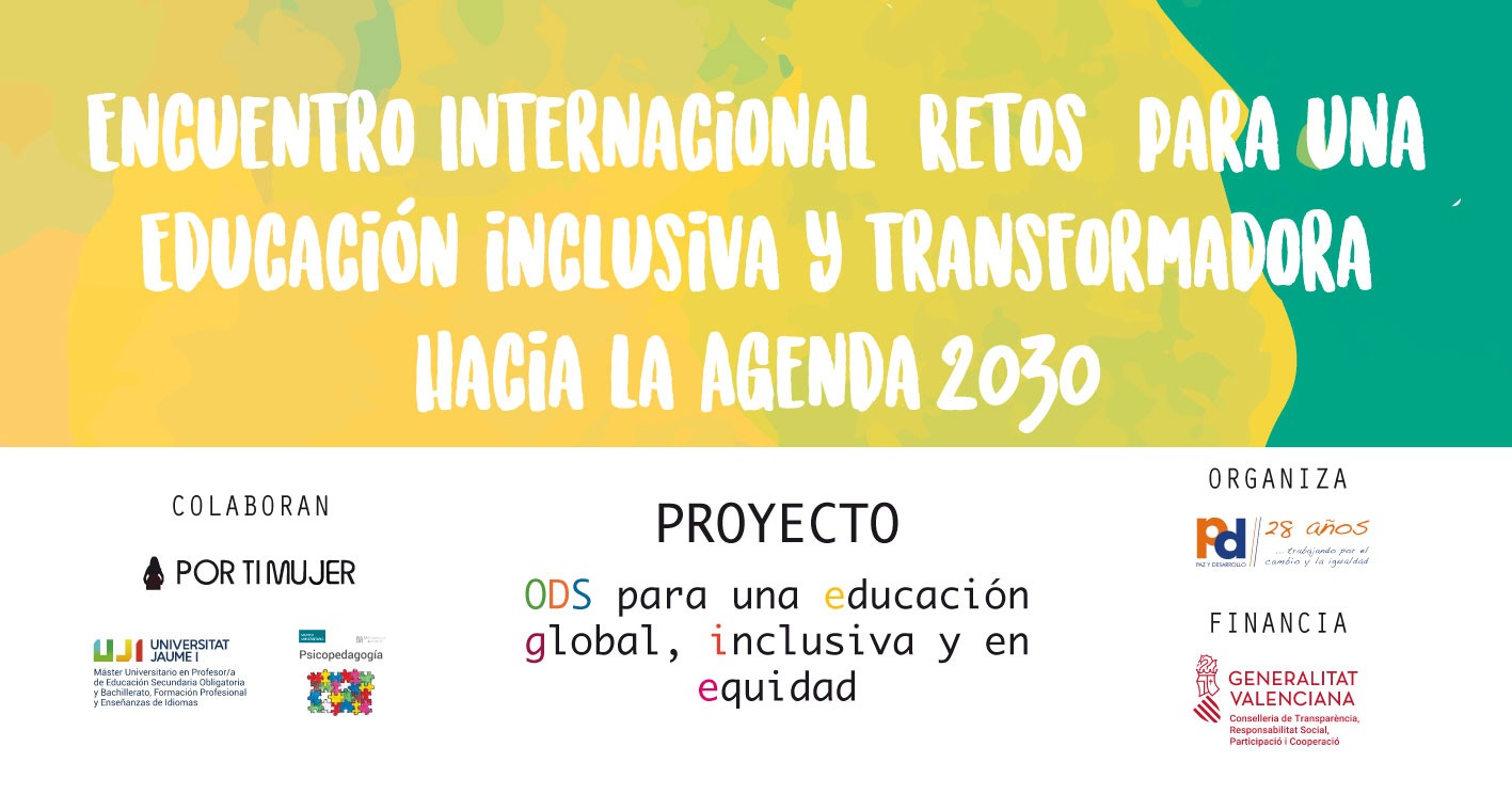 Organizamos en colaboración con la Universidad Jaume I encuentro internacional sobre educación y ODS