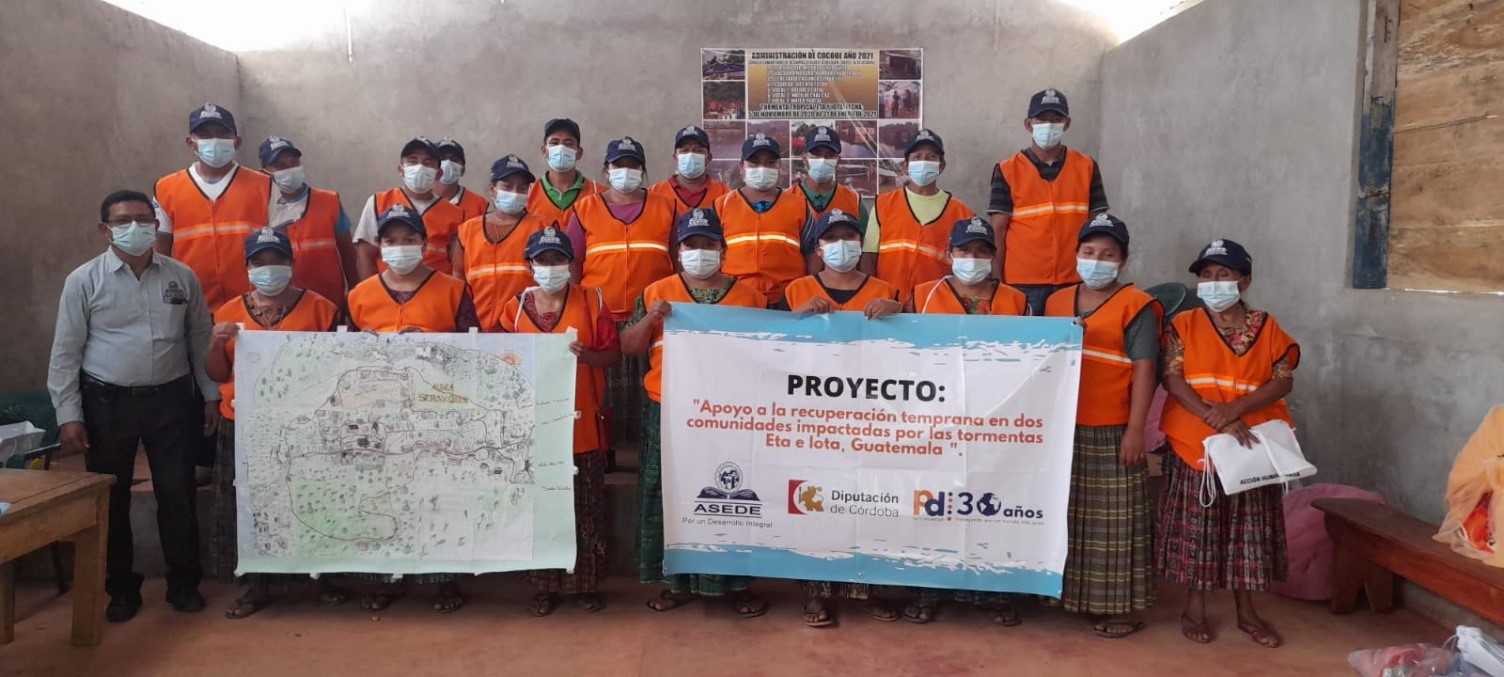 Resultados del proyecto: “Apoyo a la recuperación temprana en una comunidad Chisec, Alta Verapaz, impactadas por las tormentas tropicales ETA e IOTA en contexto COVID-19”