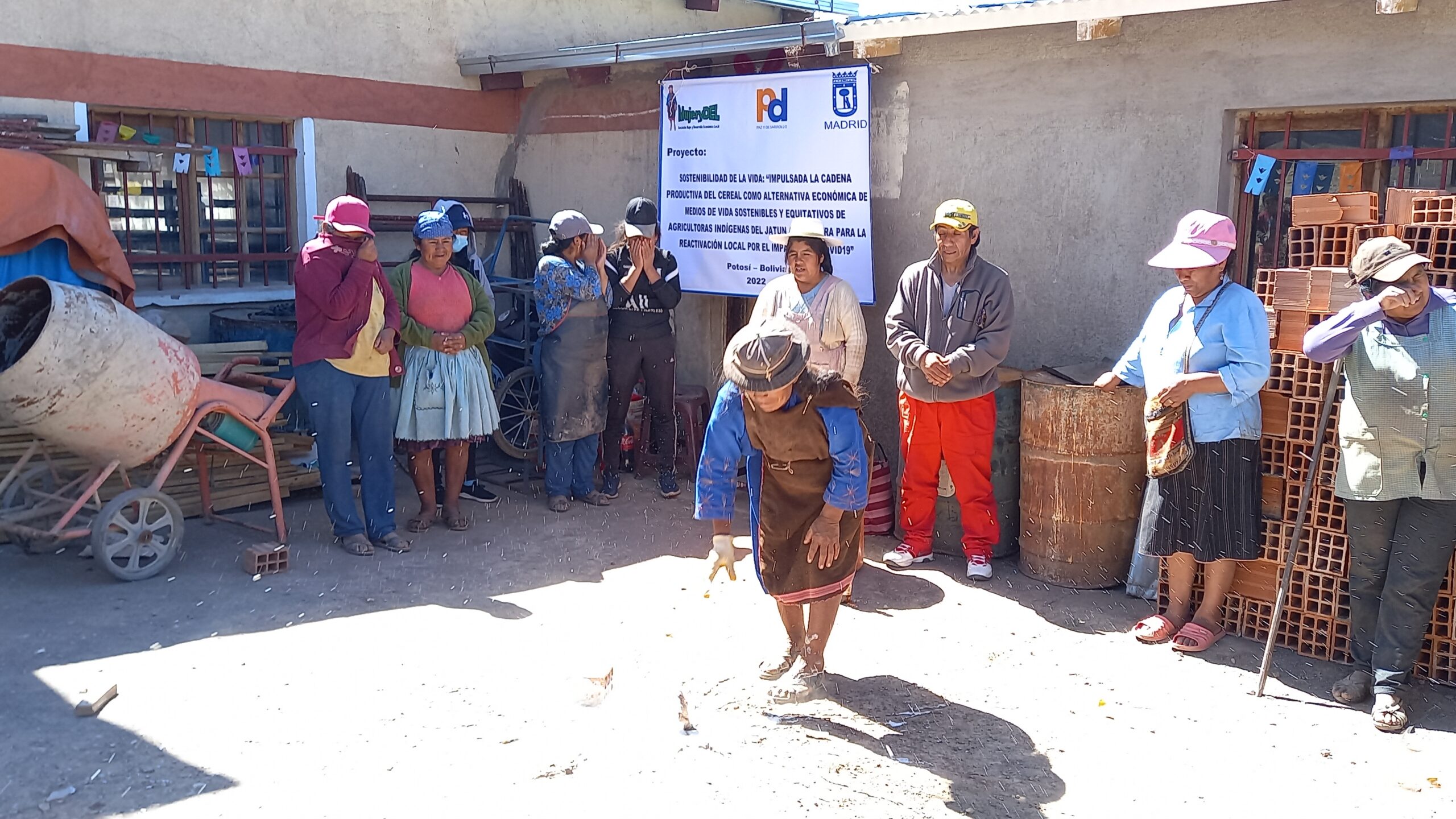 Tradición cultural: Inicio de obras